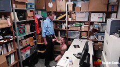 Old Security Explores Teen Dick Thumb