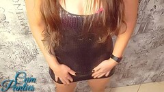 Cum on my panties before nightclub Thumb