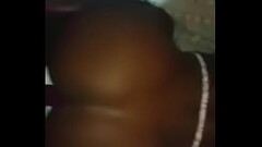 Big booty African girl run from dick Thumb