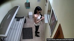 Voyeur TEEN Lady Rubbing her Pussy Thumb