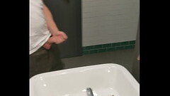 Jerking in the public bathroom Thumb