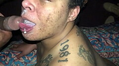 Cumplay with long tongue and tongue ring Thumb