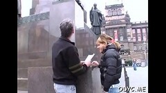 Elegant brunette girlfriend Petra first time lovebox fucked Thumb