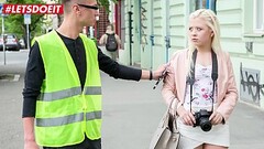LETSDOEIT - Ukrainian Babe Anna Rey Fucks Abroad With Local Policeman Thumb