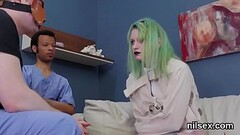 Hot sweetie is brought in butthole loony bin for uninhibited therapy Thumb