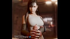 「Tugged by Tifa」by BulgingSenpai [Final Fantasy 3D Porn] Thumb
