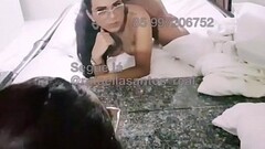 Trans Rafaella Santos - levando pica no cu gulosa! Thumb