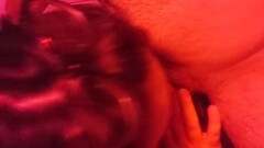 Hot MILF with big tits gives a blowjob in red light titty fucking and cumshot Thumb