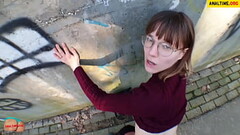 Fucked young student in public place POV Thumb