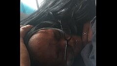 Teen Cries While Deepthroating BBC Thumb