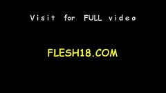 Naughty brunette sweetheart Mandy with round natural tits demonstrates oral skills Thumb