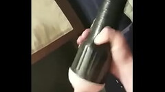 Cumming On Fleshlight Pussy Lips Hot Amateur Thumb