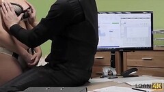LOAN4K. Special casting is passed by blonde and she gets credit Thumb