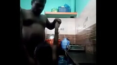 South indian couple fuvking in kitchen with a passion Thumb