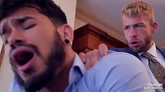 Gabriel Phoenix help Pietro Duarte to shoot is big load Thumb