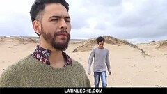 LatinLeche - A Hot Latino Stud Gets His Cock Sucked By The Beach Thumb