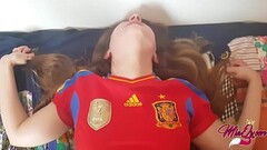 Spaniard Horny Teen helps him to lost his virginity ( Creampie ) Thumb