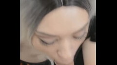Blonde sucks cock, Cum mouth s. Porno Thumb