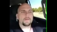 Bald Hunk Car Wank (no cum) Thumb