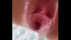 My wife masturbates with a huge dildo Thumb