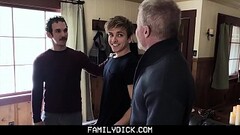 FamilyDick - Stepdads Spitroast A Horny Twink Thumb