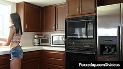 Black Tart Jenna Foxx Pussy Fucks Hot Brunette Eden Sin! Thumb