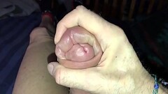 Pumping my cock and jerking off at night Thumb