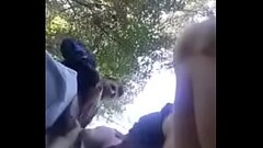 Sucking dilf cock in the public park Thumb