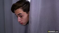 Exotic Spinner Jade Kush finds Peeper! So she Sucks and Fucks Him. Thumb