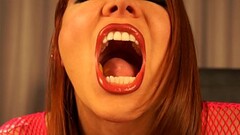 Busty Ginger Giantess Plays With and Eats Little Man Thumb