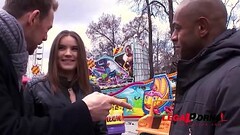 Evelina Darling picked up in amusement park &amp_ assfucked 3on1 SZ1283 Thumb