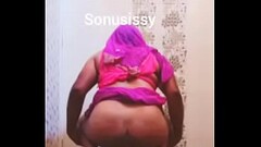 Hot sissy Anal ride in flour Thumb