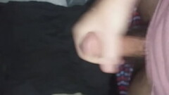 Jerking off with cum shot Thumb
