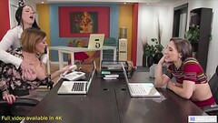 GIRLSWAY - Having Anal Sex To Get The Job - Abella Danger, Angela White and Krissy Lynn Thumb