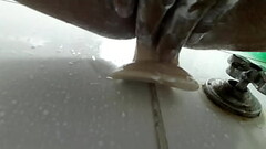 Pajeandome con mi consolador  en la ducha Thumb