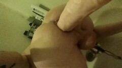 Wet Sissy Huge Anal Dildo Thumb
