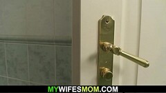 Cheating sex in the bathroom with busty Thumb