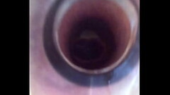 GIVING MYSELF ANAL EXAM WITH A TUNNEL BUTT PLUG Thumb