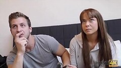 HUNT4K.Couple is in need of cash for motel so why girl gets naked Thumb