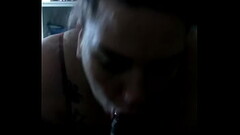 White girl sucking on BBC Thumb