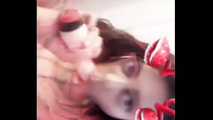 Ginger Paris Red Reendeer Sucking And Fucking Dildo Thumb