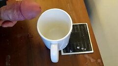 DickTracySr cum in coffee cup. Cream for coffee? Thumb