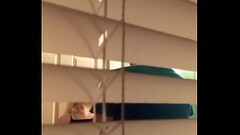 Voyeur Caught them fucking in the bathroom while h. up Christmas lights Thumb