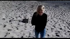 Amazing blonde Jas finds a big fang Thumb