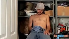 Twink thug Lil B worships feet by jerking off big cock Thumb