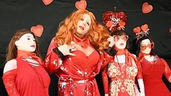 Sissy and 3 blow up dolls Valentines Day erotic slide show Thumb