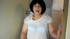 Dick inserted into standing doggy style Jyosouko fujiko anal Thumb