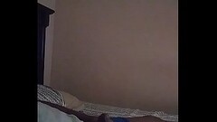 Jacking off my hard BBC Thumb