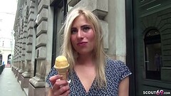 GERMAN SCOUT - BLONDE TEEN LINDSAY BEI SPONTAN CAST GEFICKT Thumb