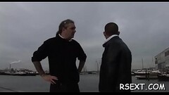 Excited old dude takes a tour in amsterdam'_s redlight district Thumb